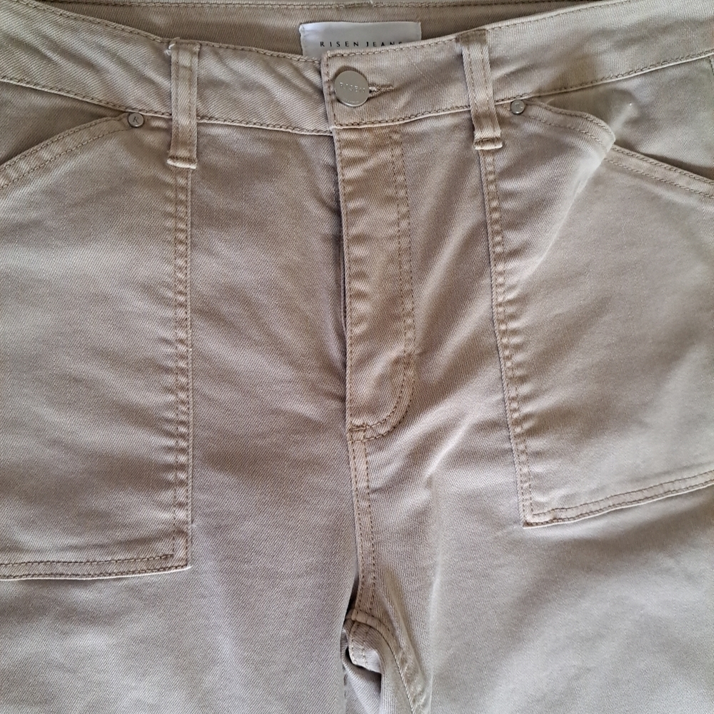 Risen Jeans Beige Size 30 Excellent Quality And Condition 32x33 - Picture 6 of 13